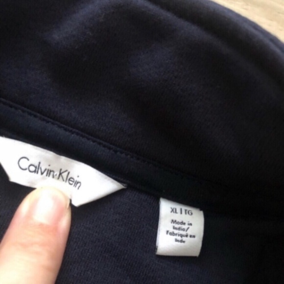 Calvin Klein Full Zip Sweater Jacket - Picture 3 of 7